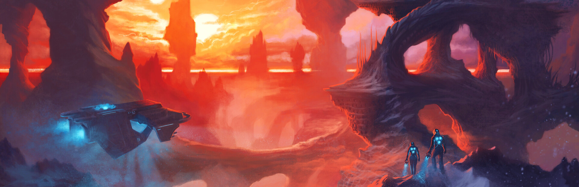 Stellaris galaxy campaign artwork.