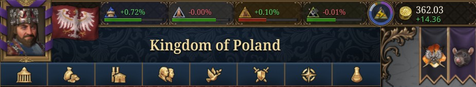 EU5 country interface for Kingdom of Poland