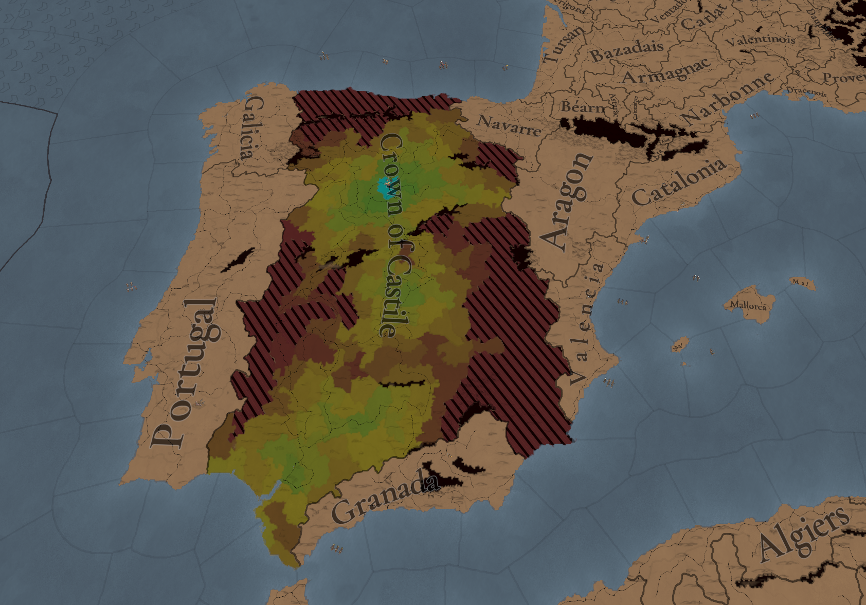 EU5 proximity and control map example from Castile