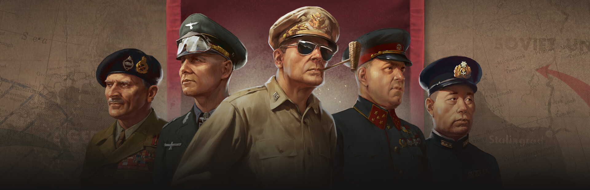 Hearts of Iron IV key art for a structured Germany first campaign guide.